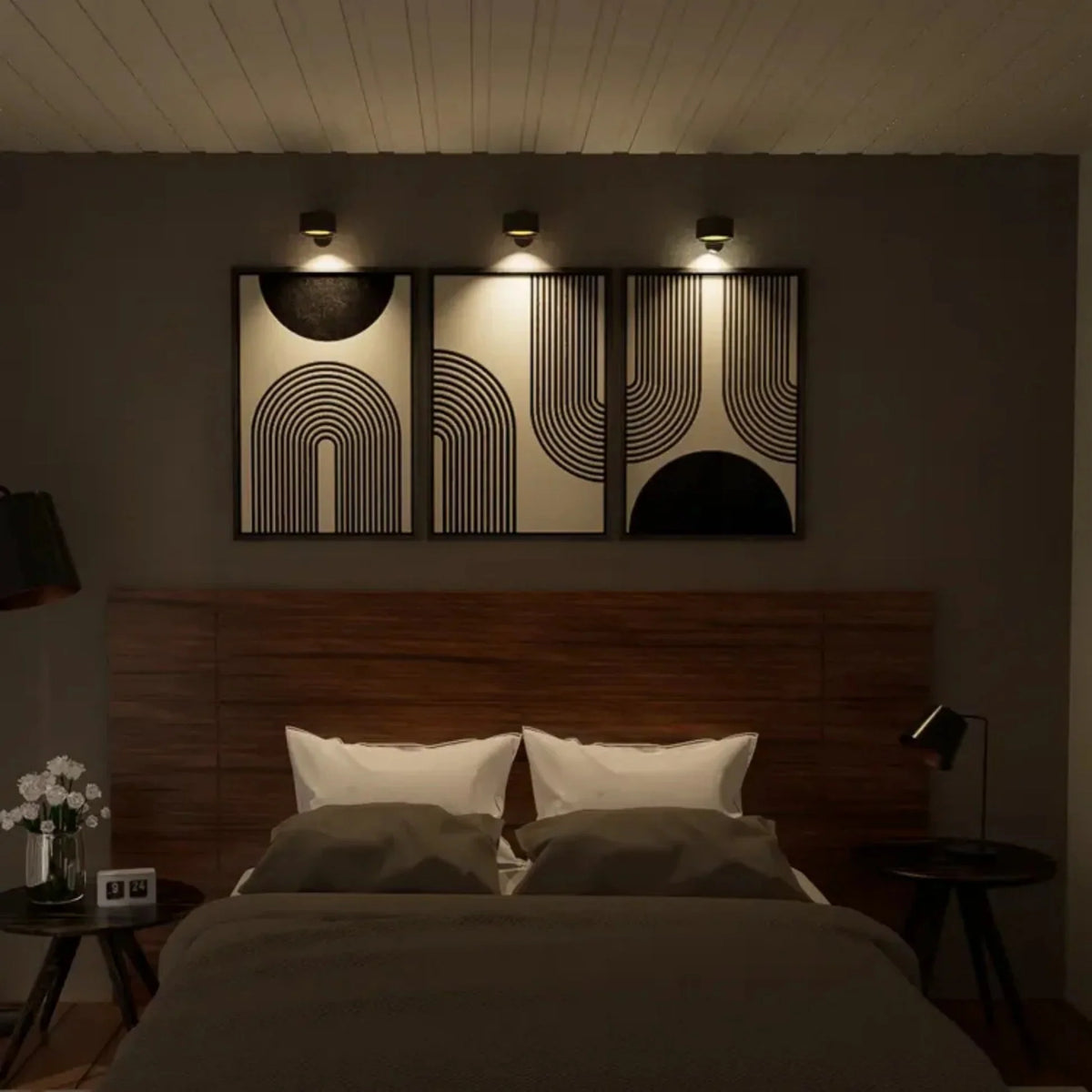 Homey Spot I Kabellose LED-Wandleuchte mit Dimmfunktion