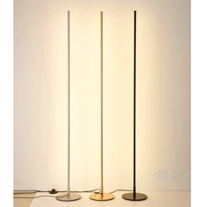 Design-Stehlampe im skandinavischen Stil – Dimmbares LED-Licht für Wohn- & Schlafzimmer
